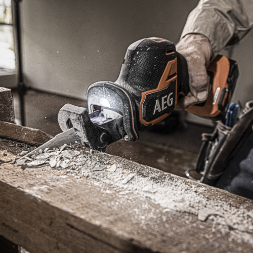 AEG 18V Brushless Sub Compact Reciprocating Saw A18SRSBL0 Skin Only Bunnings Australia