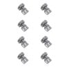 X8 Dishwasher Lower Basket Wheels Assembly (rollers) 700391set. Suits Asko