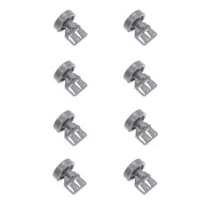 X8 Dishwasher Lower Basket Wheels Assembly (rollers) 700391set. Suits Asko