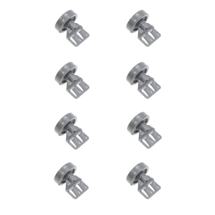 X8 Dishwasher Lower Basket Wheels Assembly (rollers) 700391set. Suits Asko