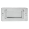 Delf 83 x 43mm Satin Chrome Military Flush Handle