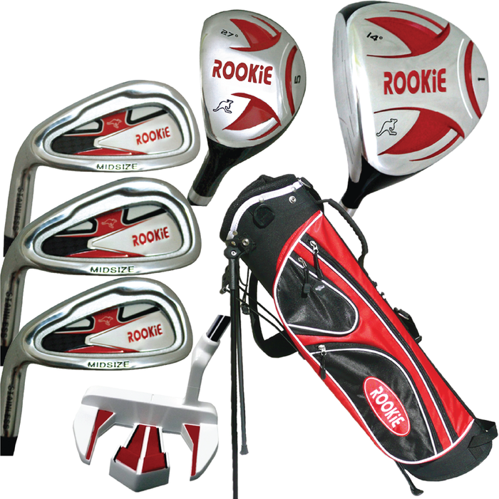 Rookie - Kids Golf Set LH - 7 Pce Red for 10 Yrs or Over