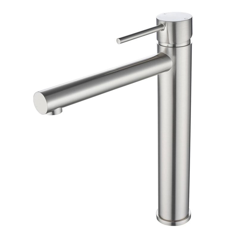 Mondella Resonance 35mm Brushed Nickel Vessel Basin Mixer