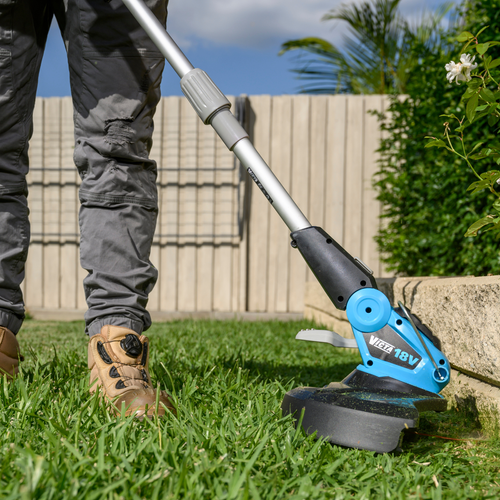 Victa 18V Line Trimmer And Edger Kit With 2.5Ah Battery And Charger Bunnings Australia