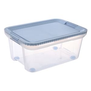 Ezy Storage 32L Ultimate Storage Clear Tub Blue