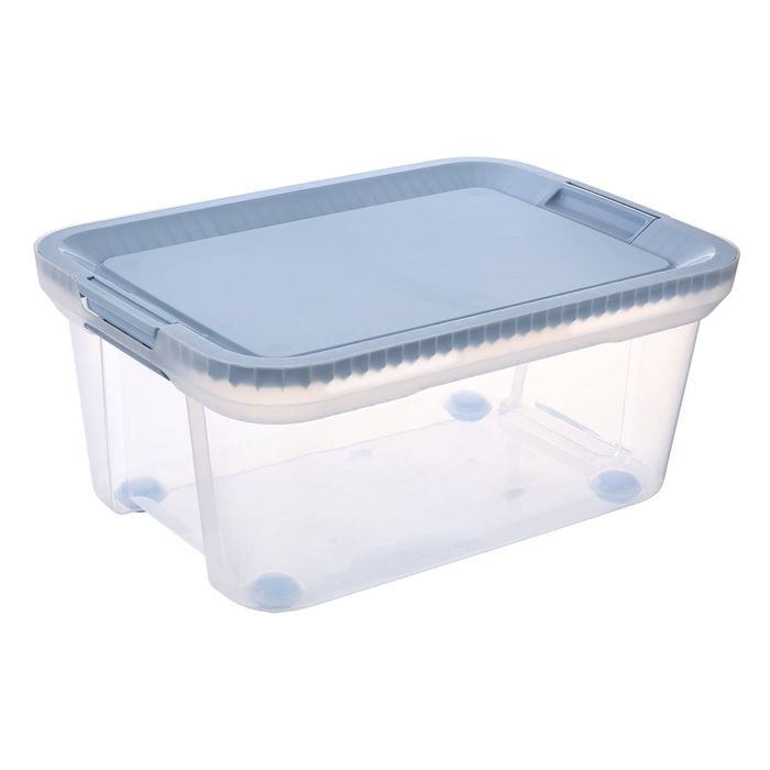 Ezy Storage 32L Ultimate Storage Clear Tub Blue
