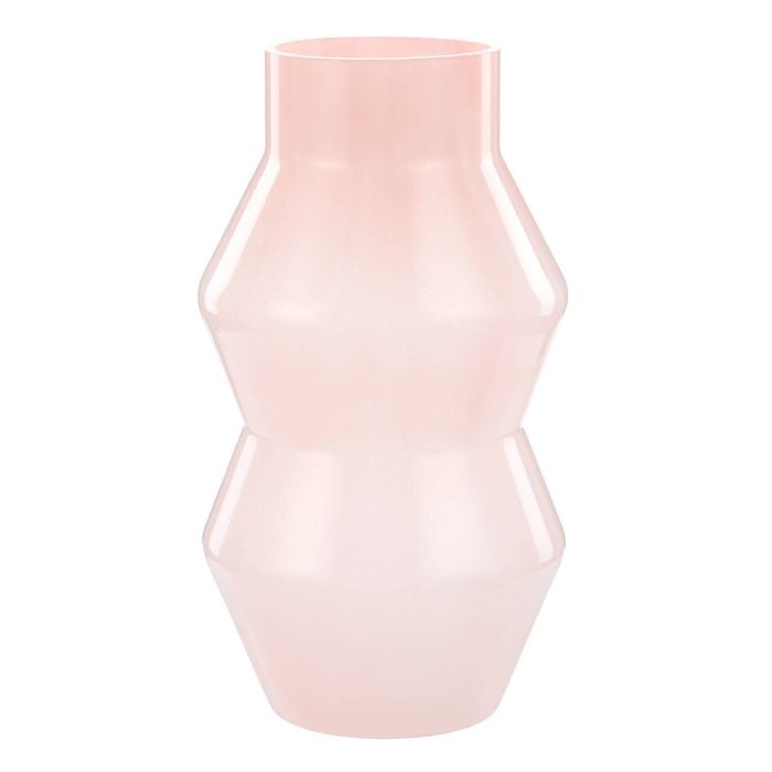 Emporium Rosalie Glass Vase Large Pink 15x15x28cm