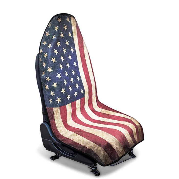 Catzon Car Seat Cover Waterproof Washable For Car Suv Truck-flag