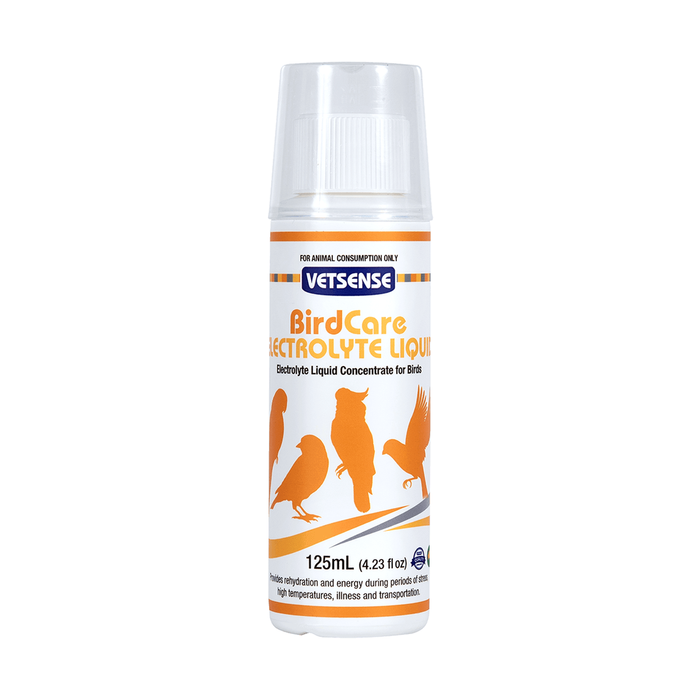 Vetsense Birdcare Electrolyte Liquid Concentrate For Birds 125ml