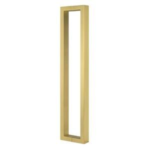 Delf Satin Brass 600mm Square Pull Handle