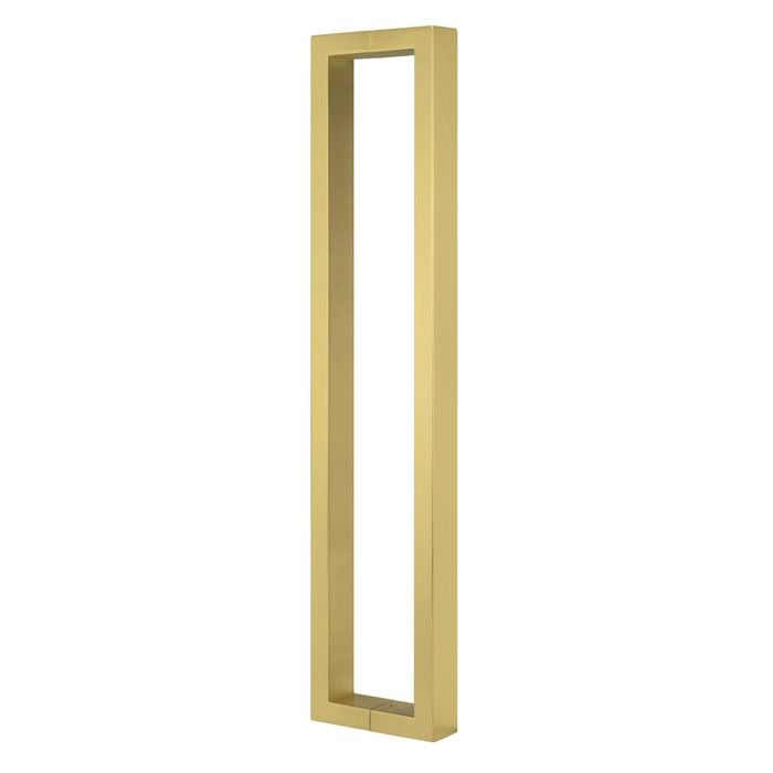 Delf Satin Brass 600mm Square Pull Handle