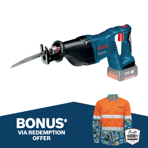 Bosch Blue GSA 18V Li Ion Professional Reciprocating Saw Skin Only Bunnings New Zealand