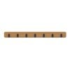 MODE 7 Black Hooks On Bamboo Board Key Rack