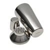 Rink Drink 3pc Manhattan Cocktail Shaker Set - 500ml Cocktail Making Shaker With Built In Strainer Stainless Steel Muddler
