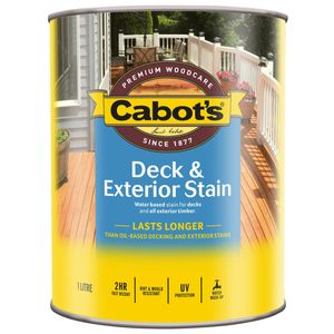Cabot's 1L New Rustic Oak Water Based Deck and Exterior Stain