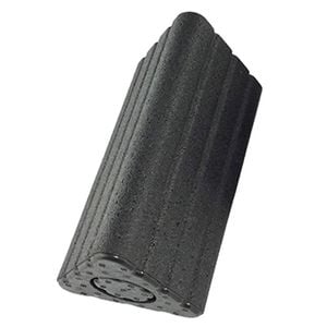 NNETM 2-in-1 Yoga Blocks & Muscle Roller Stick (Black)