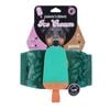 2pc Paws & Claws Icecream Twin Chew Dog Toy TPR Oxford Green 20x10x5cm