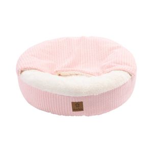 Charlie's Snookie Hooded Calming Dog Bed Pink - Small