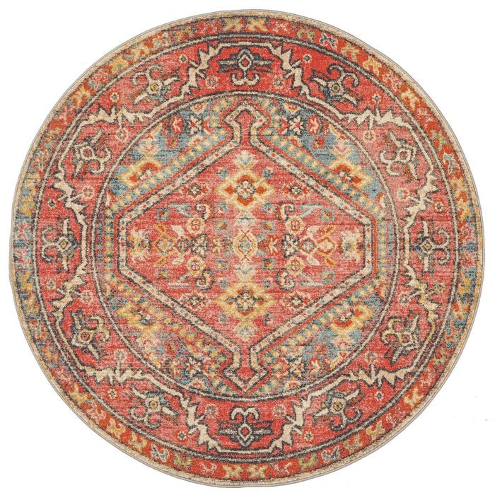 Heritage 856 Crimson 150x150cm Rug