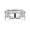 SOGA Rectangular Stainless Steel Chafing Dish Tray