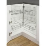 Kaboodle 2 Tier Corner Rotating Baskets
