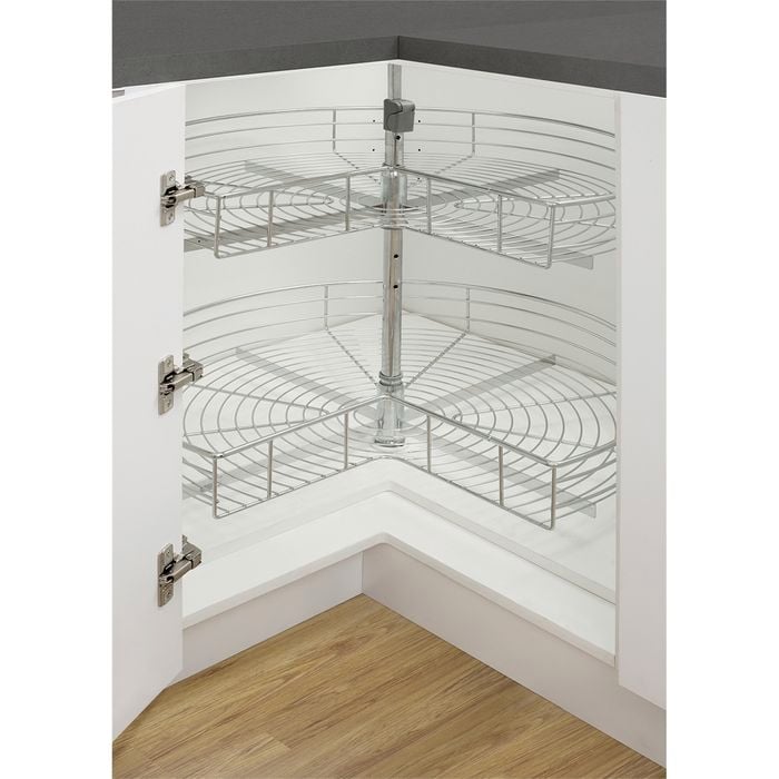 Kaboodle 2 Tier Corner Rotating Baskets