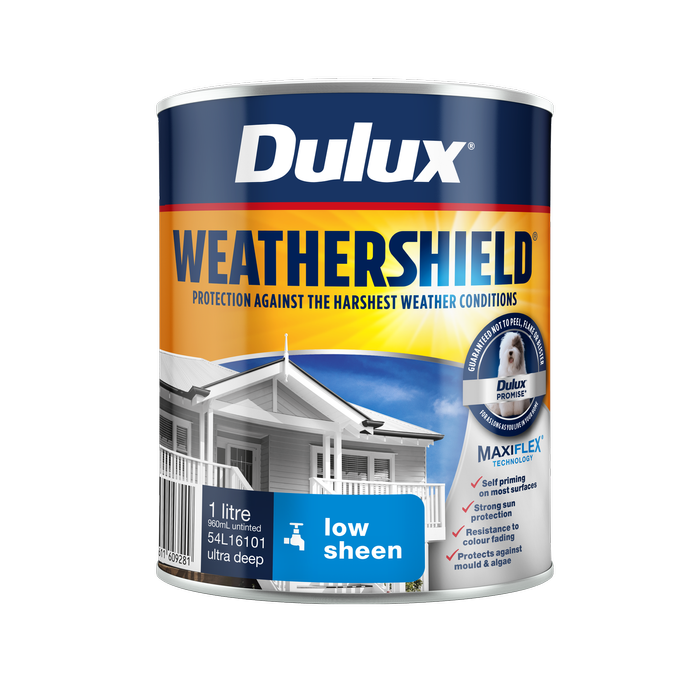 Dulux 2L Ultra Deep Low Sheen Weathershield Exterior Paint