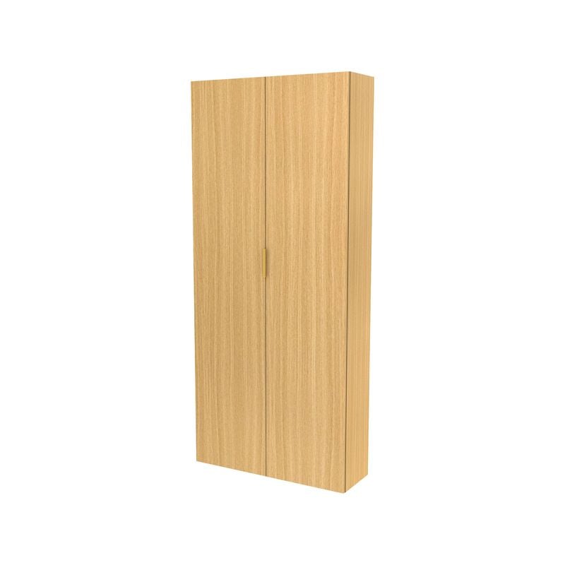 Lugna 2048 x 900 x 280mm Sand 5 Shelf Double Door Storage Cabinet