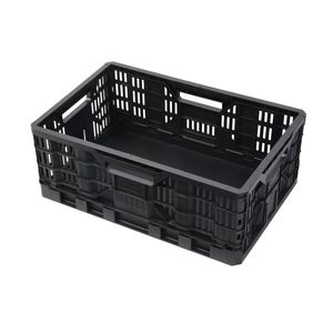 Tactix 43L Black Collapsible Crate