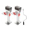 2x 400mm Corner Legs Drop Down W/handle Steel Base 1200lbs