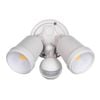 Brilliant Beige Raptor III Twin Security Light with Sensor