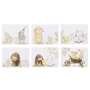 Ashdene Bunny Tales Set Of 6 Placemats
