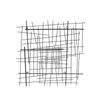 P&P Black Metal Wall Art Decor Modern Geometric Sculpture Home Decoration
