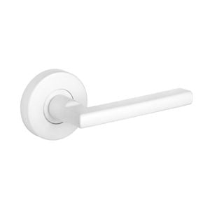 Delf Matte White Madrid Dummy Lever Set