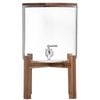 Ladelle Gather 8L Glass Drink Jug/Dispenser w/Timber Lid 43.5x24x24cm