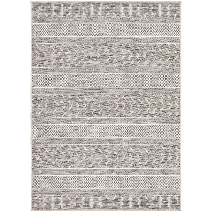 The Rug Connection Deck 5505 Silver 330x240cm - Extra Large Pet Friendly Outdoor Floor Rug