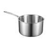 Vevor 4 Qt Saucepan Silver Stainless Steel With Glass Lid Ergonomic Handle Friendly For Oven