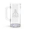 Thumbs Up Official Atari Beer Glass w/ Handle 1Pint/600ml - Clear