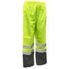 Sealcote 2XL Yellow Wet Weather Hi-vis Pants