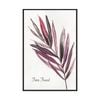 Artey | Fern Frond - Framed Canvas - Black Frame - 40 x 60cm