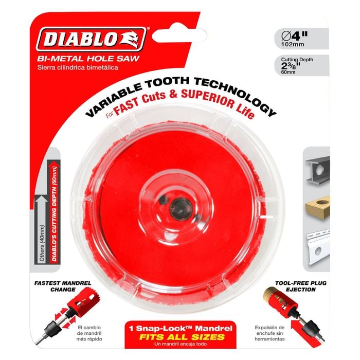 Diablo 102mm Bi-Metal Hole Saw