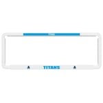 2x OFFICIAL NRL Gold Coast Titans Car Number Plate Frame Cover Surround x2