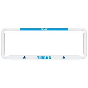 2x Official Nrl Gold Coast Titans Car Number Plate Frame Cover Surround