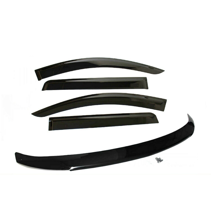 Bonnet Protector + Weathershields to suit Mitsubishi Pajero QF Sport 2018-2023