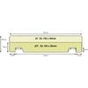 Doorjamb 137x30mm Fj Ut J2
