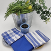 RANS Madrid Stripe & Check tea towels set-3