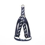 Happy Tails Medium Bone Print Dog Harness