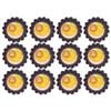 12PK Daily Bake Non-Stick Deep Mini Quiche Pan Bakeware 12x3cm - Black