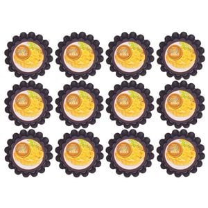 12PK Daily Bake Non-Stick Deep Mini Quiche Pan Bakeware 12x3cm - Black