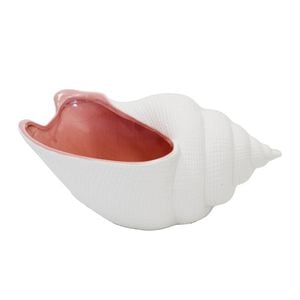 LVD Porcelain 25cm Tulip Shell Home Decorative Bowl - Rose